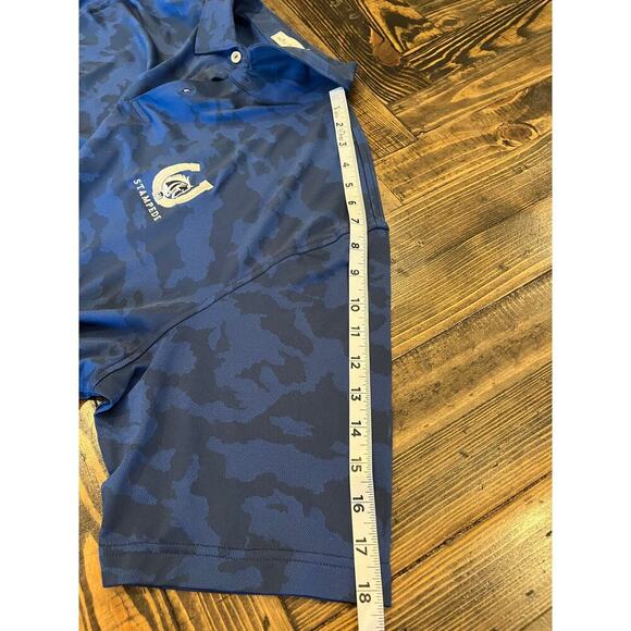 Peter Millar Golf Polo Men XL Blue Camo Indianapolis Colts Game Day Tailgate - Picture 7 of 9